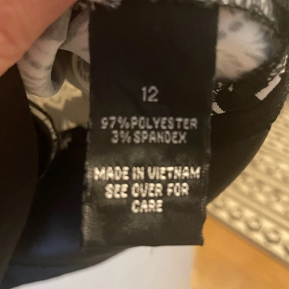 Alyx Black and White Floral Dress  Size 12 - Picture 6 of 8